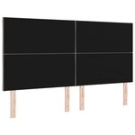vidaXL Tête de lit avec des lumières à LED Réglable Taupe 180 cm tissu