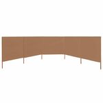 vidaXL Paravent 5 panneaux Tissu 600 x 160 cm Taupe