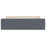 vidaXL Tiroirs de rangement dessous de lit 2 Pièces gris foncé