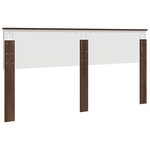 vidaXL Tête de lit Chêne brun 180 cm Bois d'ingénierie