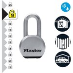 Cadenas haute sécurité à clé inox avec anse longue d'Extérieur M830EURDLH
