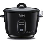 Tefal rk102811 classic 2 cuiseur a riz 3l - cuve anti adhésive arret automatique maintien au chaud panier vapeur - noir métallisé