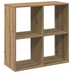 vidaXL Étagère séparatrice de pièce chêne artisanal 69 5x29x69 5 cm