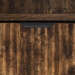 vidaXL Tables de chevet avec tiroir 2 Pièces Chêne fumé 49 x 36 x 61 cm