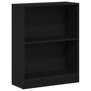 vidaXL Bibliothèque Chêne noir 60 x 24 x 76 cm Bois d'ingénierie