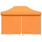 vidaXL Tente de fête 279 x 410 x 315 cm Orange Tissu Oxford