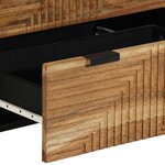 vidaXL Buffets 2 Pièces Marron 60x33x75 cm Bois Massif d'Acacia