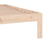 vidaXL Cadre de lit sans matelas 75x190 cm