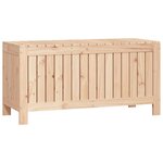 vidaXL Boîte de rangement de jardin 108x42 5x54 cm Bois massif de pin