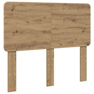 vidaXL Tête de lit Chêne artisanal 135 cm Bois d'ingénierie
