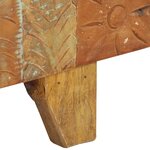 vidaXL Meuble TV sculpté à la main 120x30x40 cm Bois de récupération