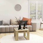 vidaXL Table d'appoint Chêne sonoma 50x50x35 cm Bois d’ingénierie