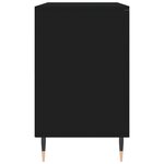 vidaXL Armoire à chaussures Noir 102x36x60 cm Bois d'ingénierie