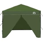 vidaXL Tente à auvent pop-up Vert 250 x 250 cm tissu