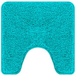 vidaXL Ensemble de tapis de bain antidérapants 3 Pièces Turquoise PP