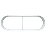 vidaXL Jardinière surélevée Vert 240 x 80 x 44 cm Acier