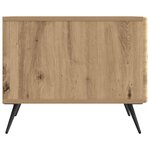 vidaXL Table basse Chêne artisanal 49 x 50 x 40 cm Bois d'ingénierie