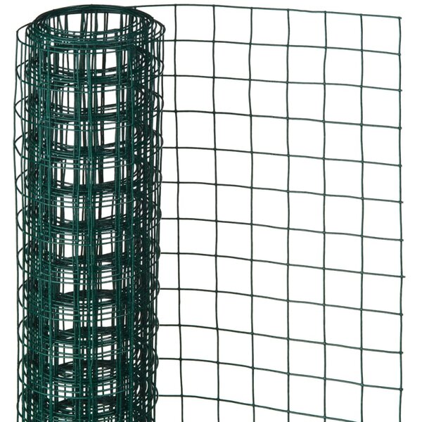 Nature Grillage métallique carré 0 5 x 2 5 m 13 mm Vert