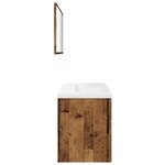 vidaXL Ensemble de meubles salle de bain 3 Pièces bois d'ingénierie