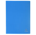 Protège-documents En Polypropylène 5/10e Opak Pochettes Cristal 200 Vues - A4 - Bleu Clair - X 8 - Exacompta