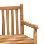 vidaXL Banc de Rangement de Jardin Marron 228 x 60 x 90 cm