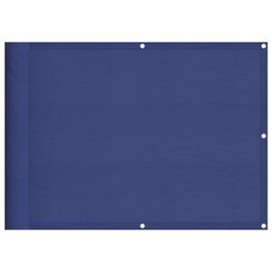 vidaXL Écran de balcon bleu 75x1000 cm 100 polyester oxford