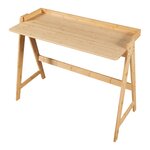 Bureau table poste de travail 123 x 53 x 80 cm bambou naturel 03_0009055