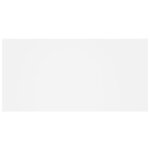 vidaXL Tête de lit avec armoires Blanc Bois d'ingénierie