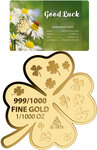 Monnaie GOOD LUCK 1/1000 Oz Medaille Or (PRÉCOMMANDE)