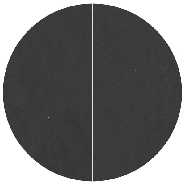 vidaXL Tapis de sol de piscine noir Ø 244 cm  en tissu non tissé  rond.