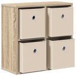 vidaXL Buffet Chêne Sonoma 49 5 x 22 x 47 cm