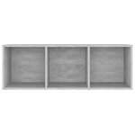 vidaXL Meubles TV 2 Pièces Gris béton 107x35x37 cm Bois d'ingénierie