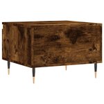 vidaXL Tables basses 2 Pièces chêne fumé 50x46x35 cm bois d'ingénierie