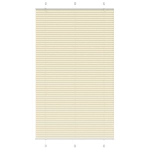 vidaXL Store plissé crème 115x200cm largeur du tissu 114 4cm polyester