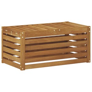 vidaXL Banc de Jardin Naturel 79 x 43 x 37 cm Bois d'Acacia Massif