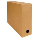 Boite Transfert Dos 90mm Papier Toilé - Couleurs Assorties - X 5 - Exacompta
