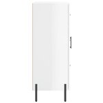 vidaXL Buffet Blanc brillant 69 5x34x90 cm Bois d'ingénierie