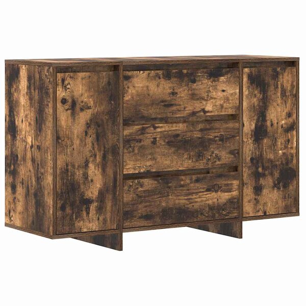 vidaXL Buffet Chêne fumé 120 x 41 x 75 cm Bois d'ingénierie