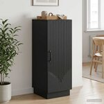vidaXL Buffet Noir 33 x 34 5 x 87 cm Bois d'ingénierie