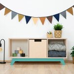Meuble de rangement NABOSKY turquoise 1x3