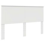 vidaXL Tête de lit Blanc Brillant 160 cm Bois d'ingénierie