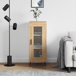 vidaXL Buffet Chêne sonoma 34 5x34x90 cm Bois d'ingénierie