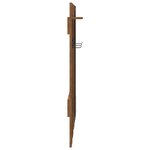 vidaXL Porte-manteau mural avec stockage avec miroir Bois ancien 100 x 10 x 100 cm