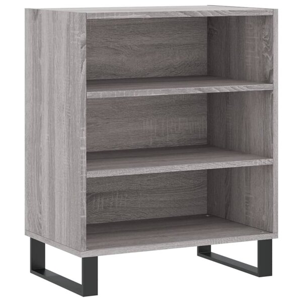 vidaXL Buffet sonoma gris 57x35x70 cm bois d'ingénierie