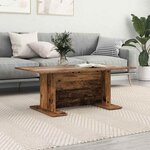vidaXL Table basse Bois ancien 103 5 x 60 x 40 cm Bois d'ingénierie