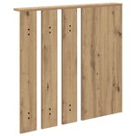 vidaXL Porte-manteau mural chêne artisanal 84 x 10 x 80 cm
