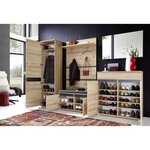 Germania Miroir de couloir Lissabon 96x60x3 cm Hêtre noble