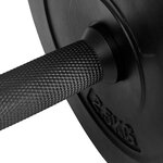 Tectake 2 Haltères Courts et Poids, Haltère de Musculation - 2 x 10 kg