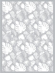 Pochoir silkscreen pour pâte polymère feuillage