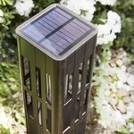 Luxform lampe de jardin à led solaire intelligente polaris 20 lm